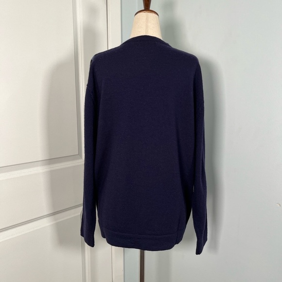 Emanuel Emanuel Ungaro 100% merino wool vintage V neck sweater size M - Picture 10 of 13